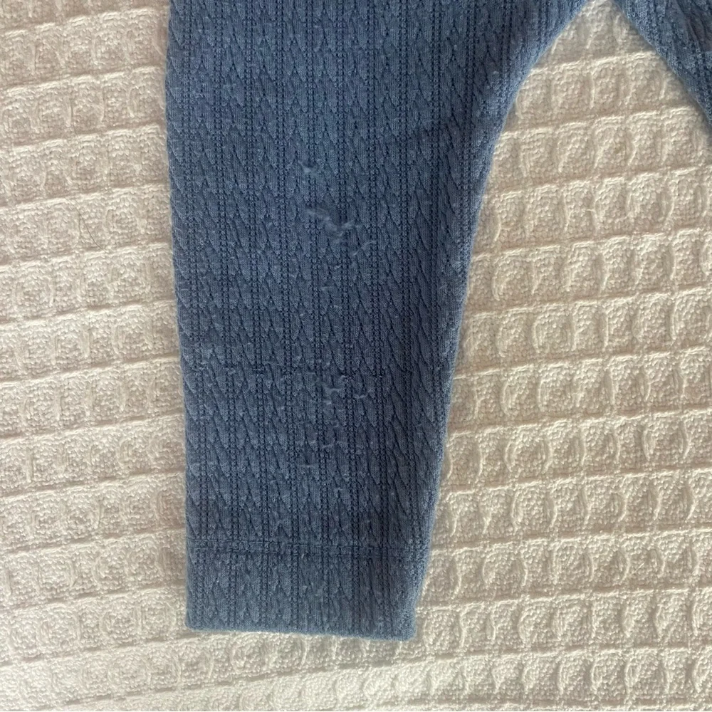 Girls old navy set cream Sherpa blue matching size 6-12M